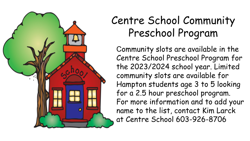 Centre School Preschool Program
